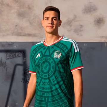 Mexico 26 Home Authentic Jersey