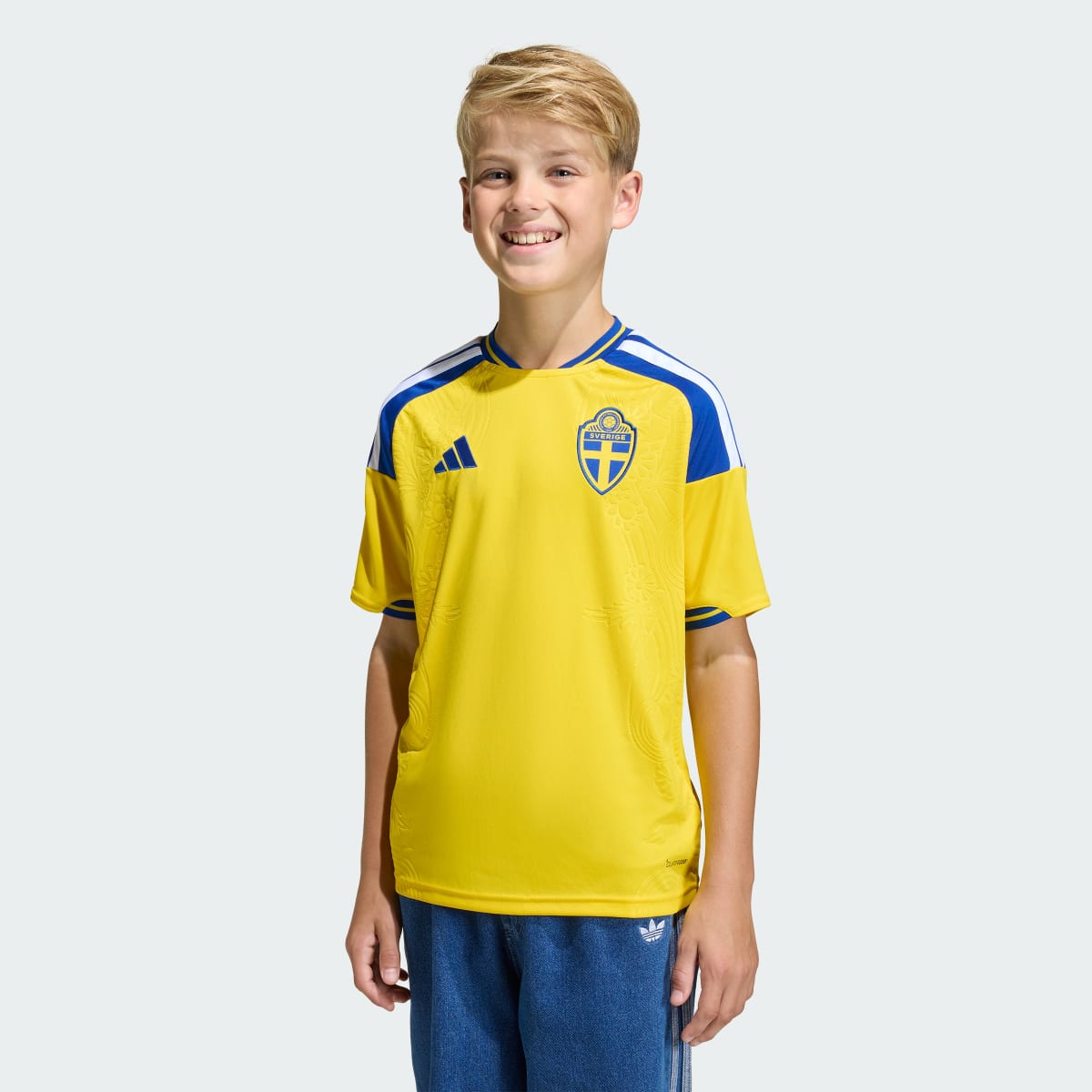 Kid's Adidas Sweden Home 2026 Jersey
