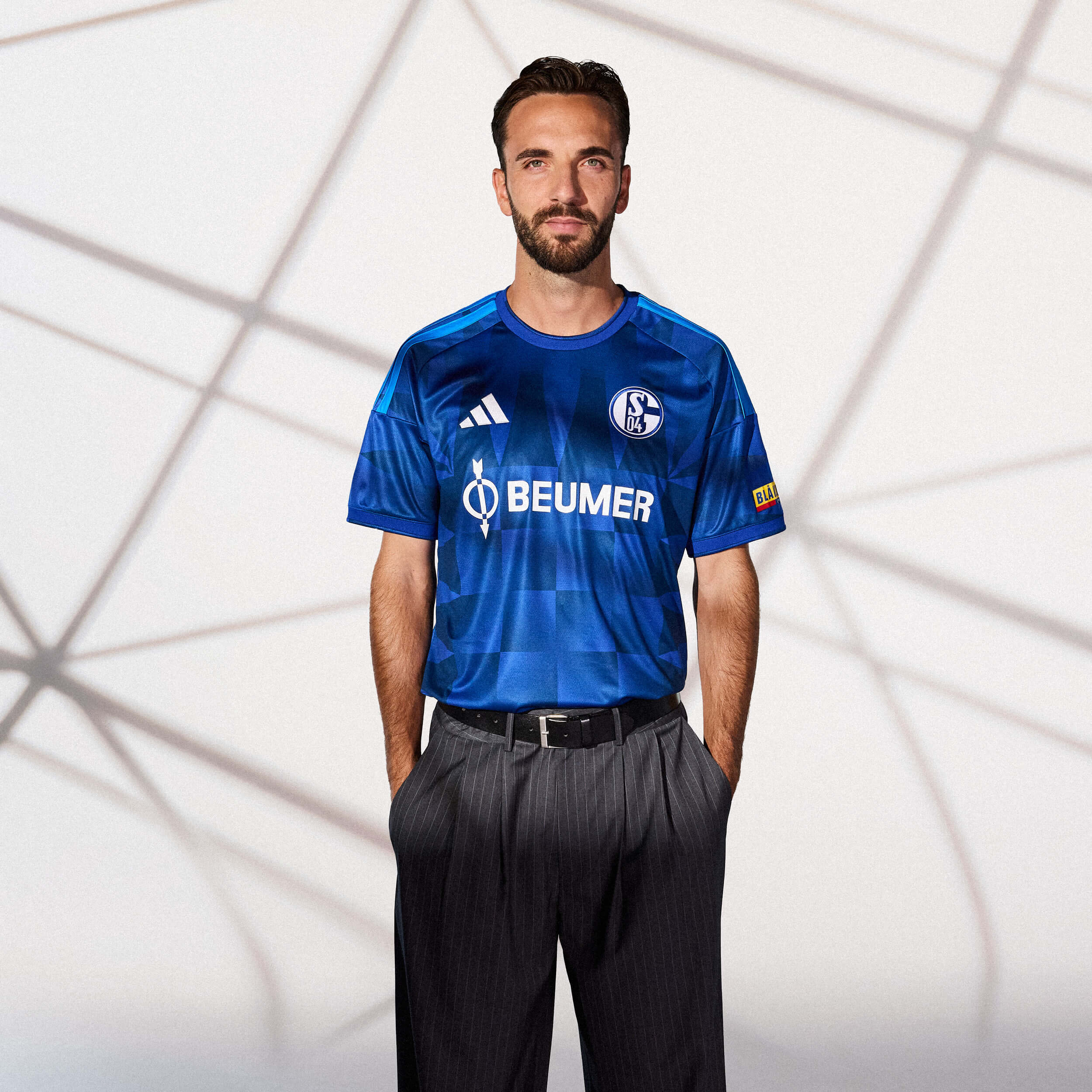 Men's Adidas FC Schalke 04 Standard 2026 Jersey - Image 3